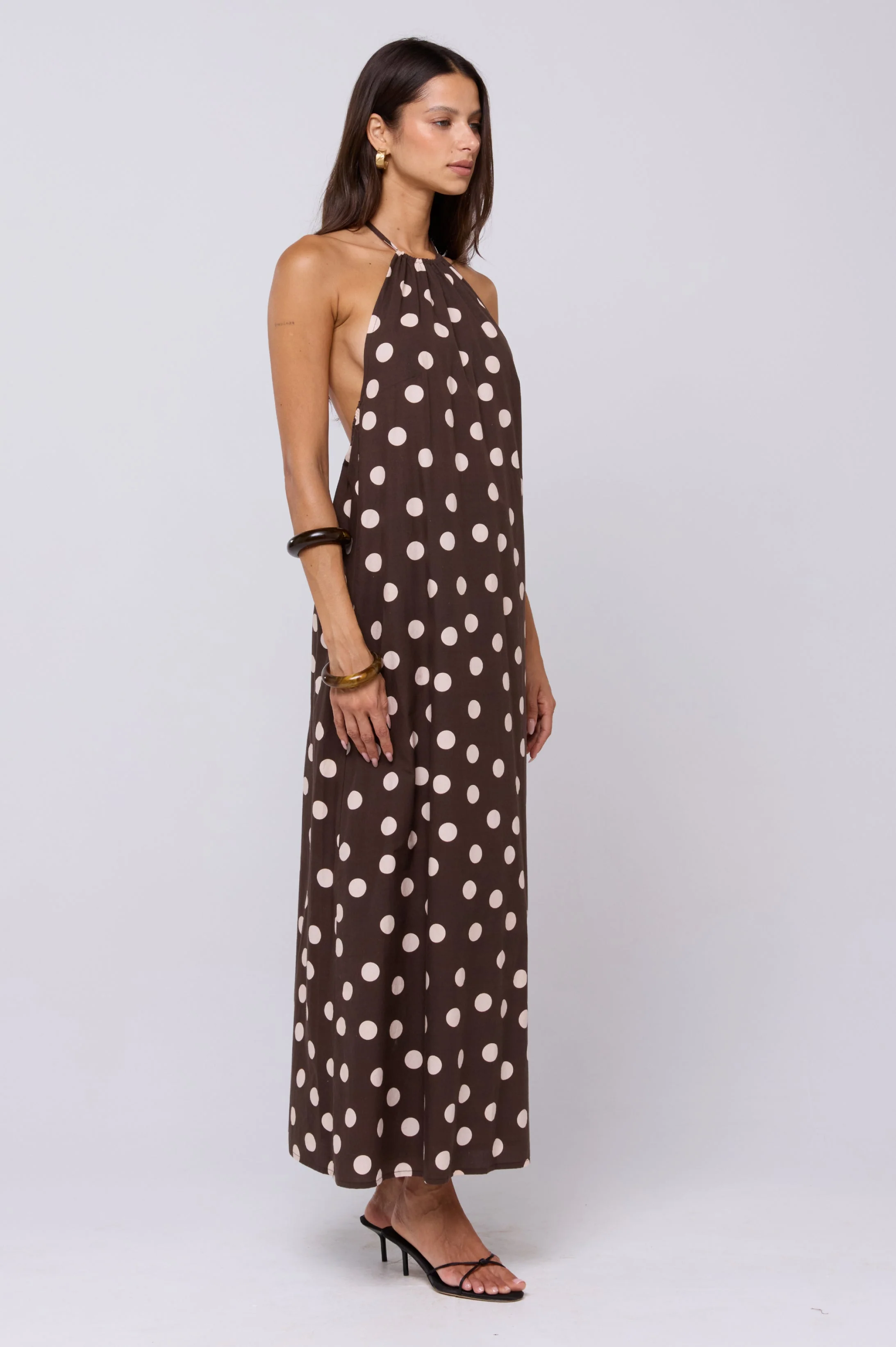 Iris Halter Dress in Polo - Image 2