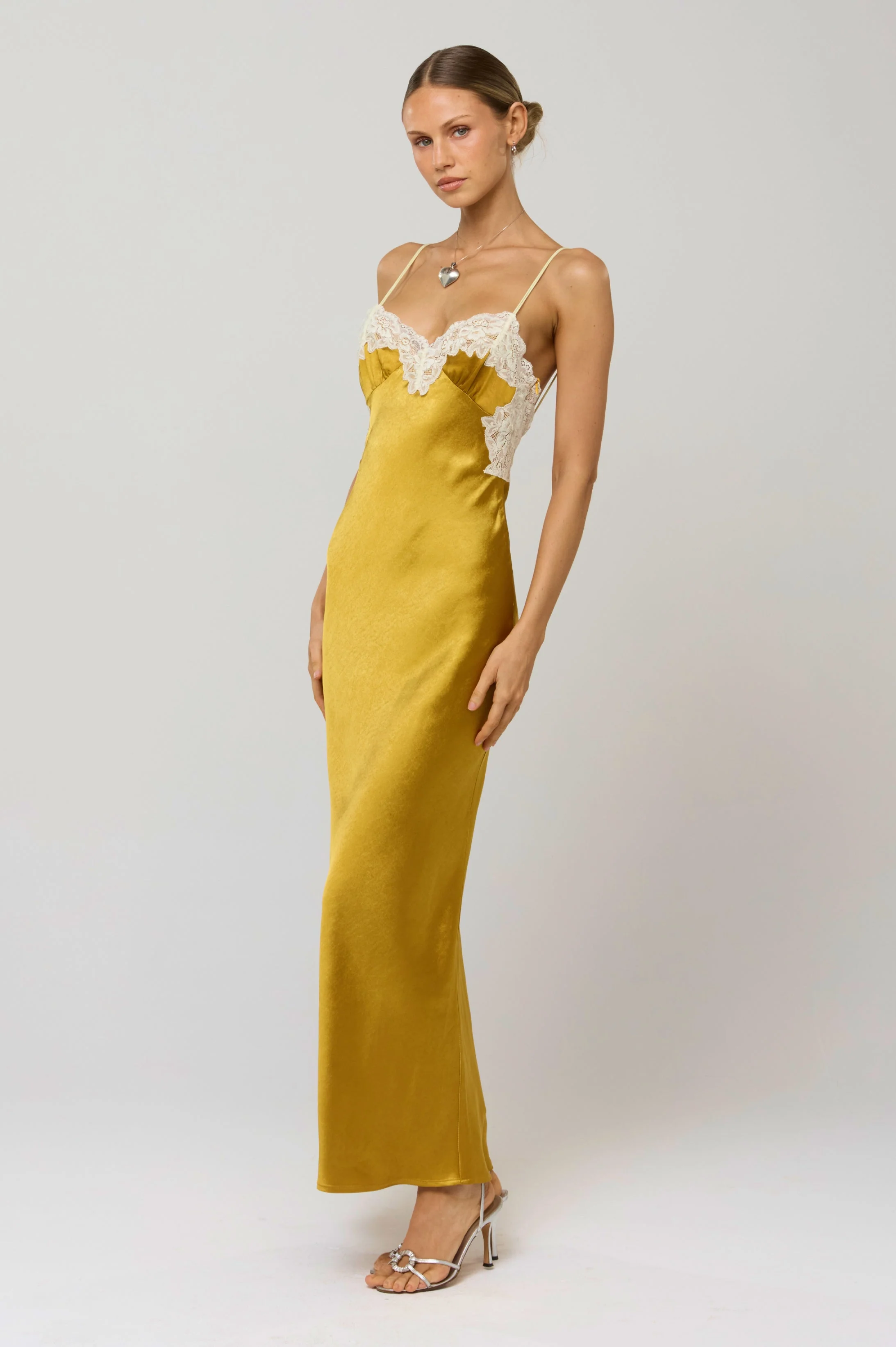 Celine Dress in Gold - Image 4