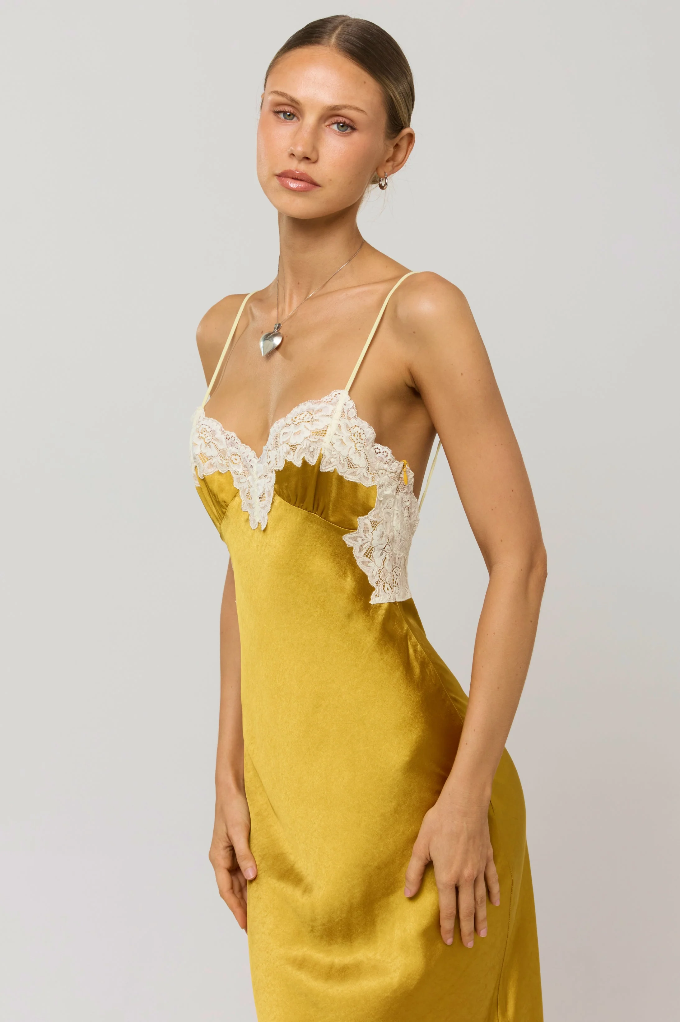 Celine Dress in Gold - Image 5