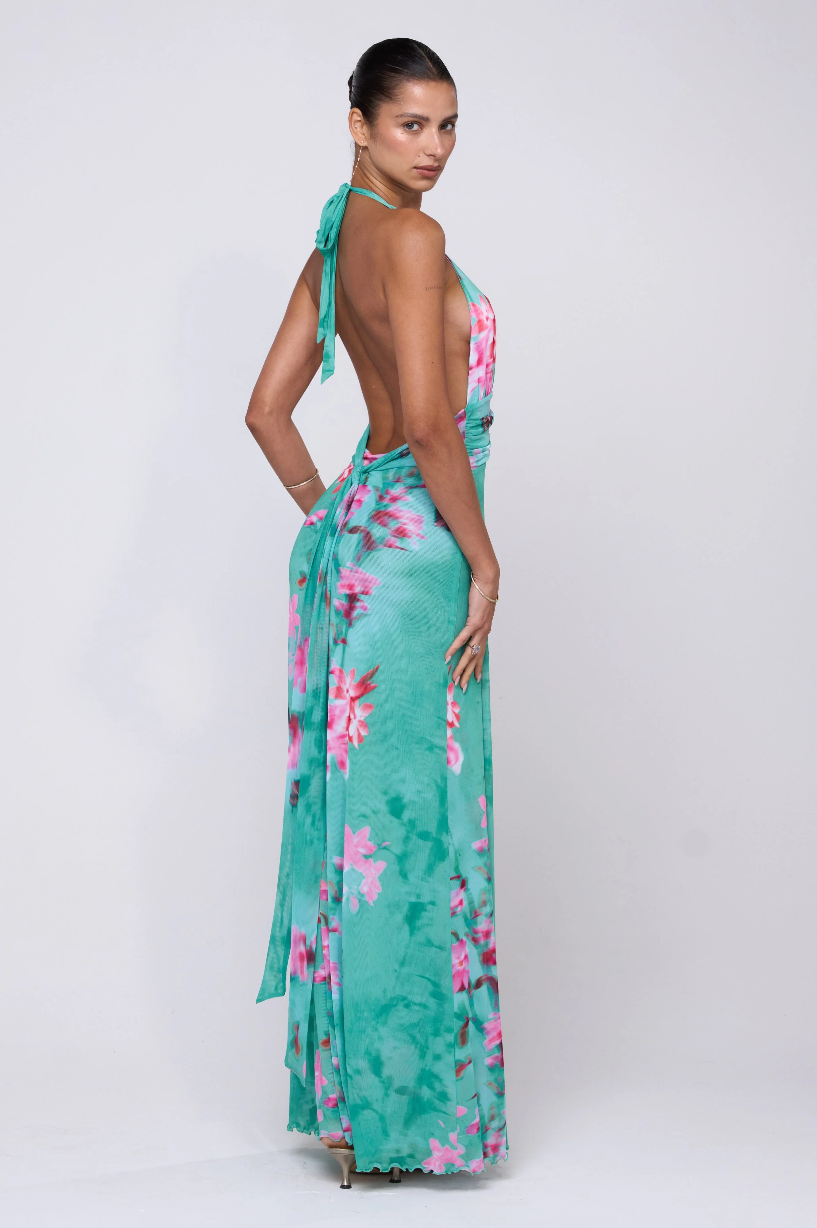 Chelsea Maxi Dress in Clearwater - Image 3