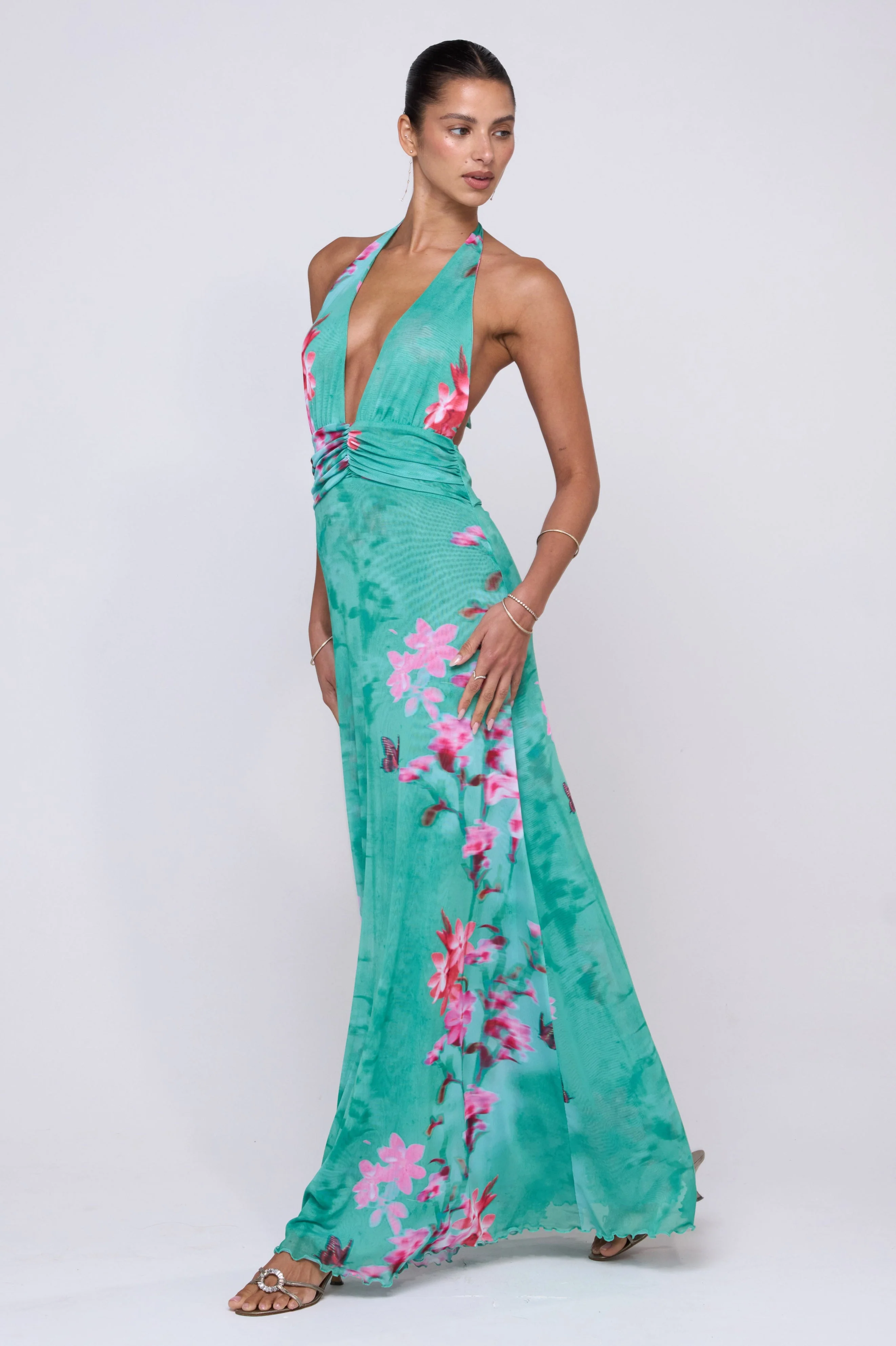 Chelsea Maxi Dress in Clearwater - Image 4