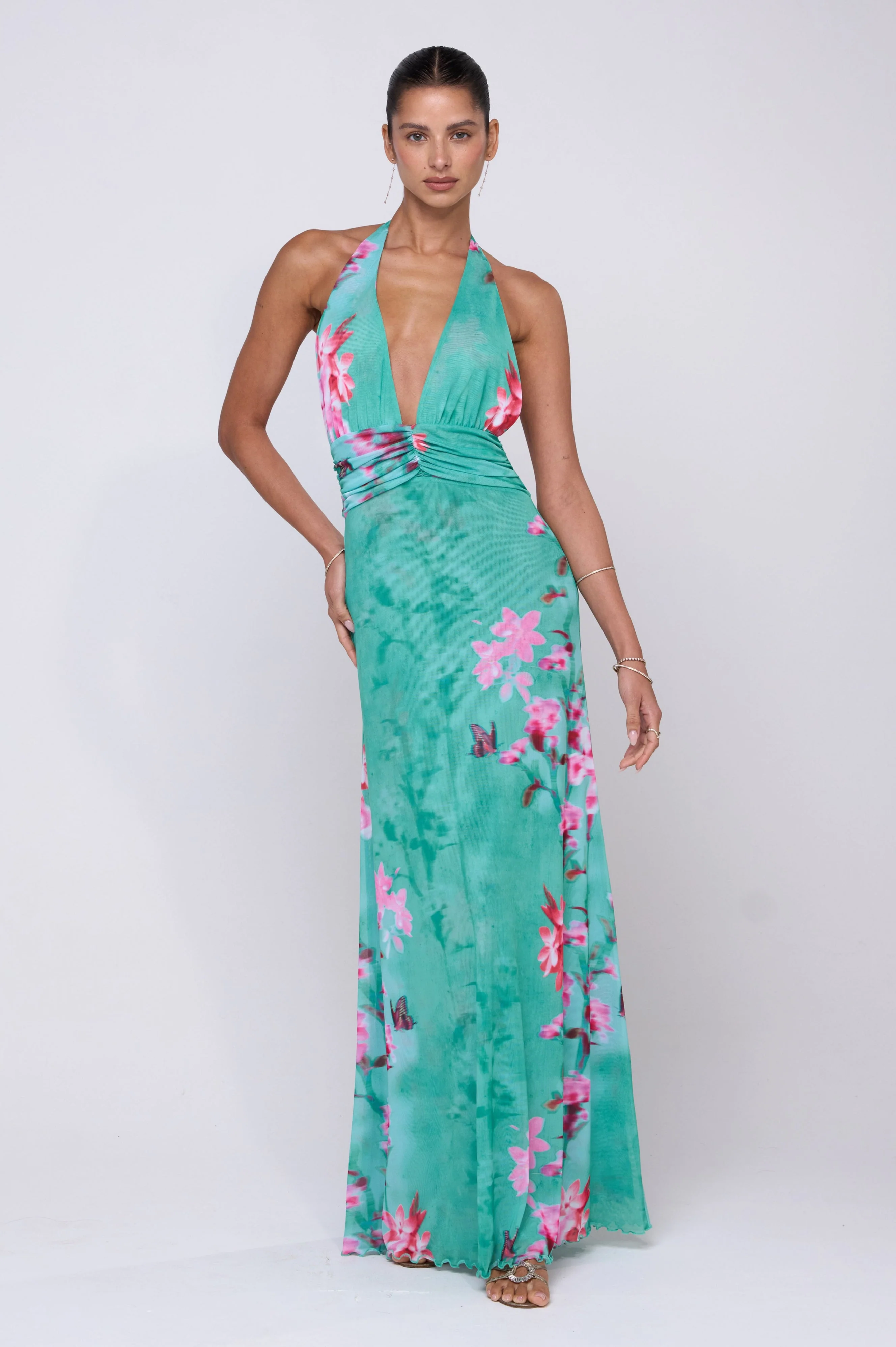 Chelsea Maxi Dress in Clearwater - Image 8