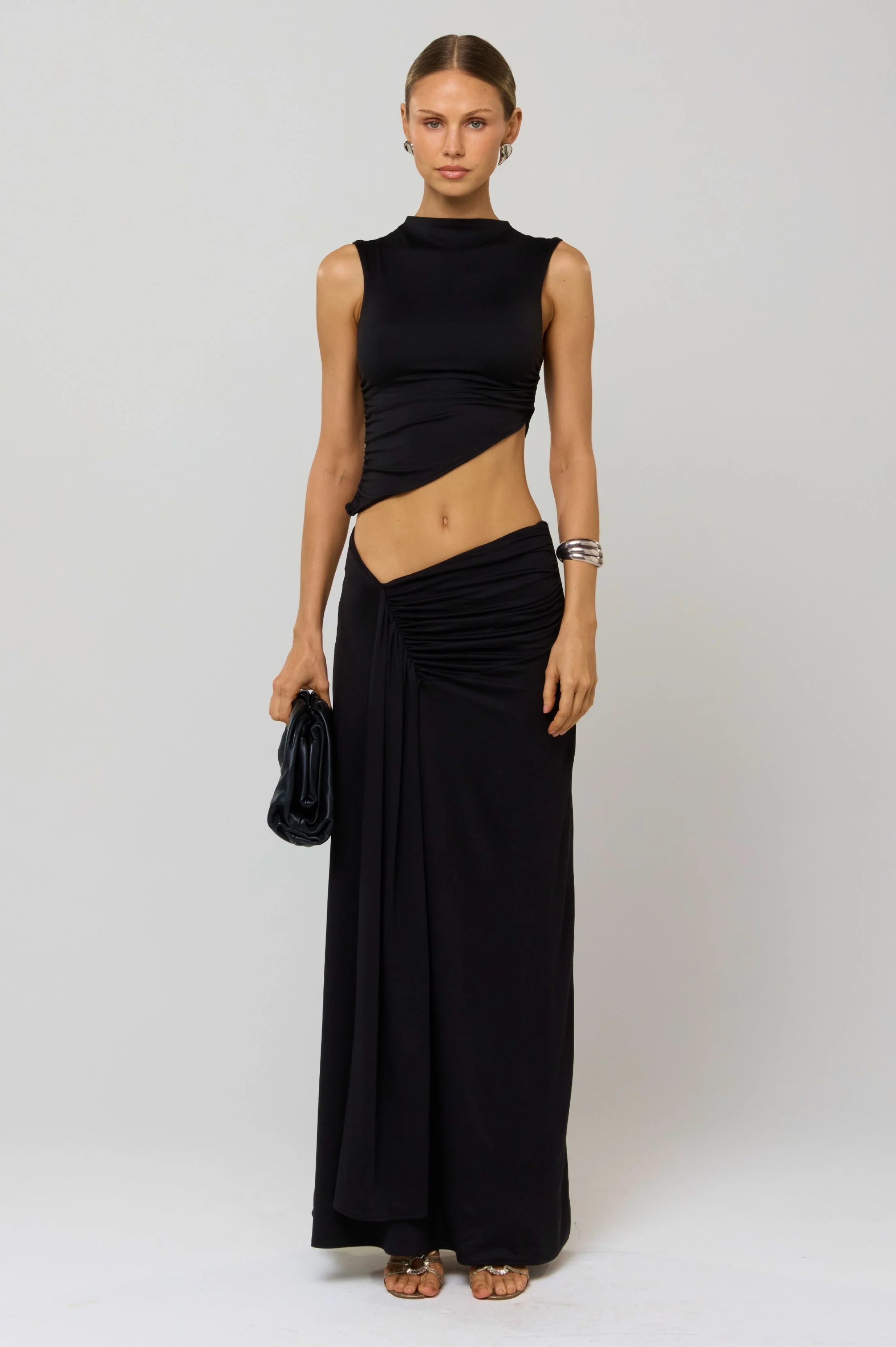 Estelle Skirt in Black Knit