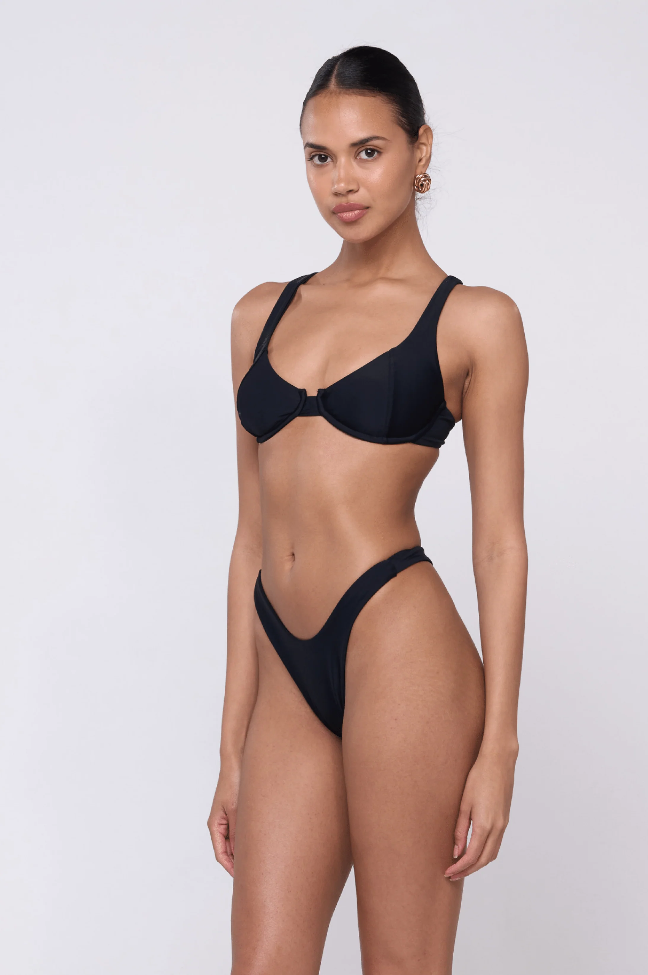 Joey Bikini Bottom in Black - Image 2