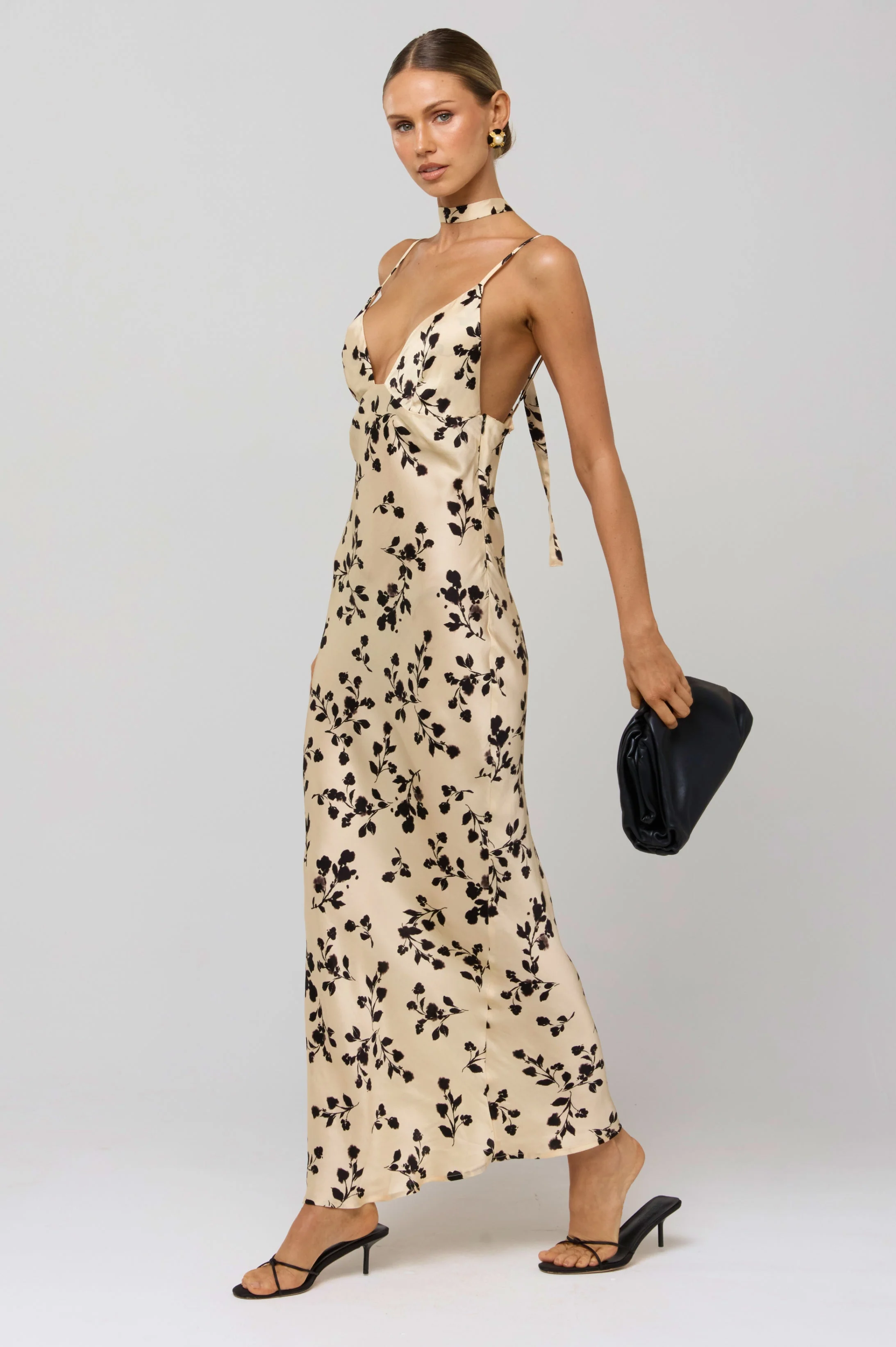 Madeline Dress in Black Dahlia - Image 3