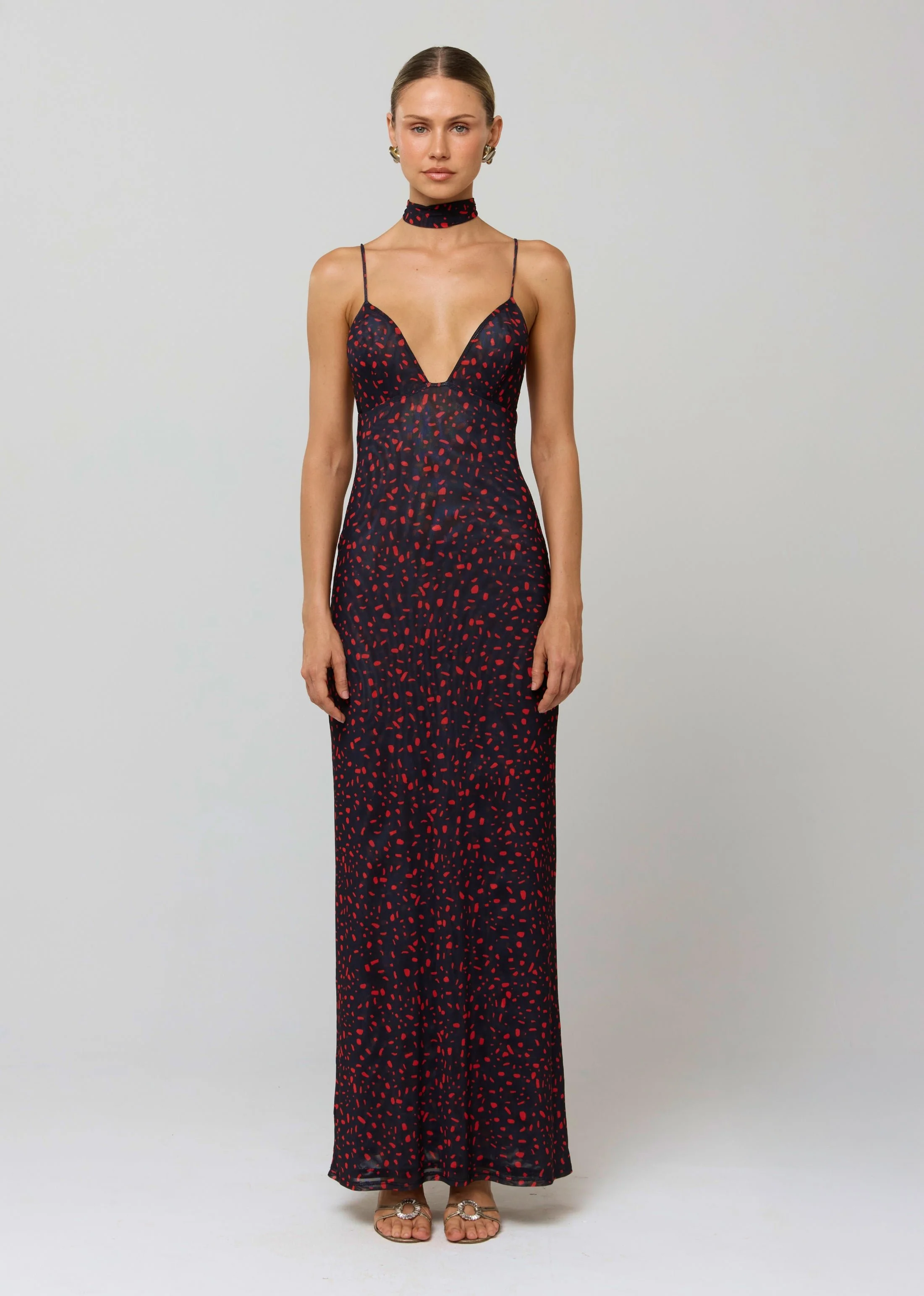 Madeline Dress in Rouge