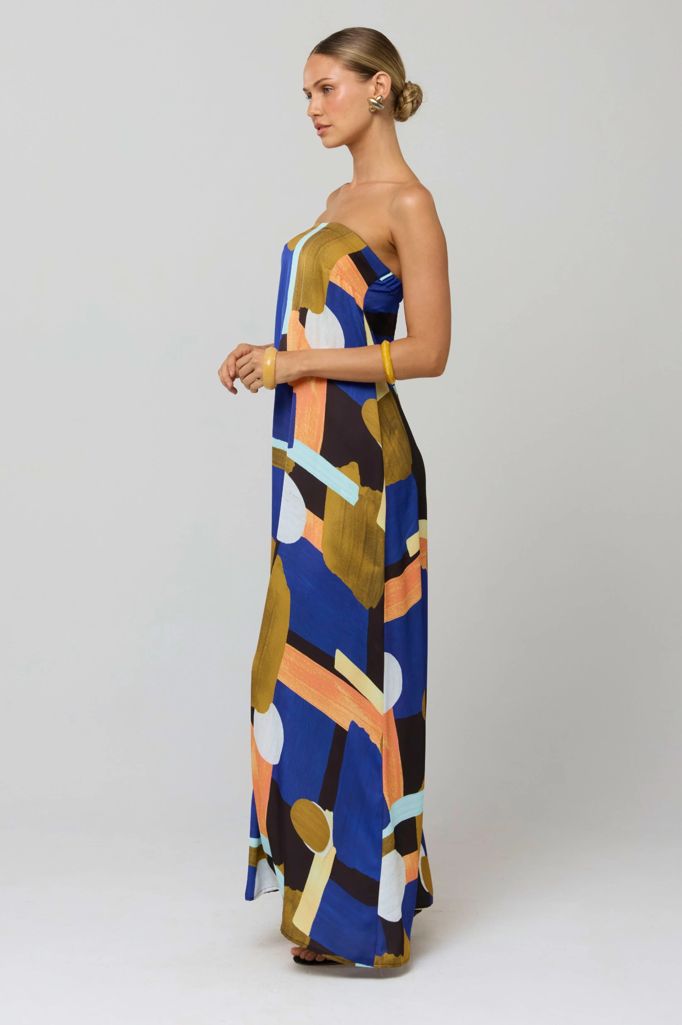 Ophelia Maxi Dress in Deco - Image 2