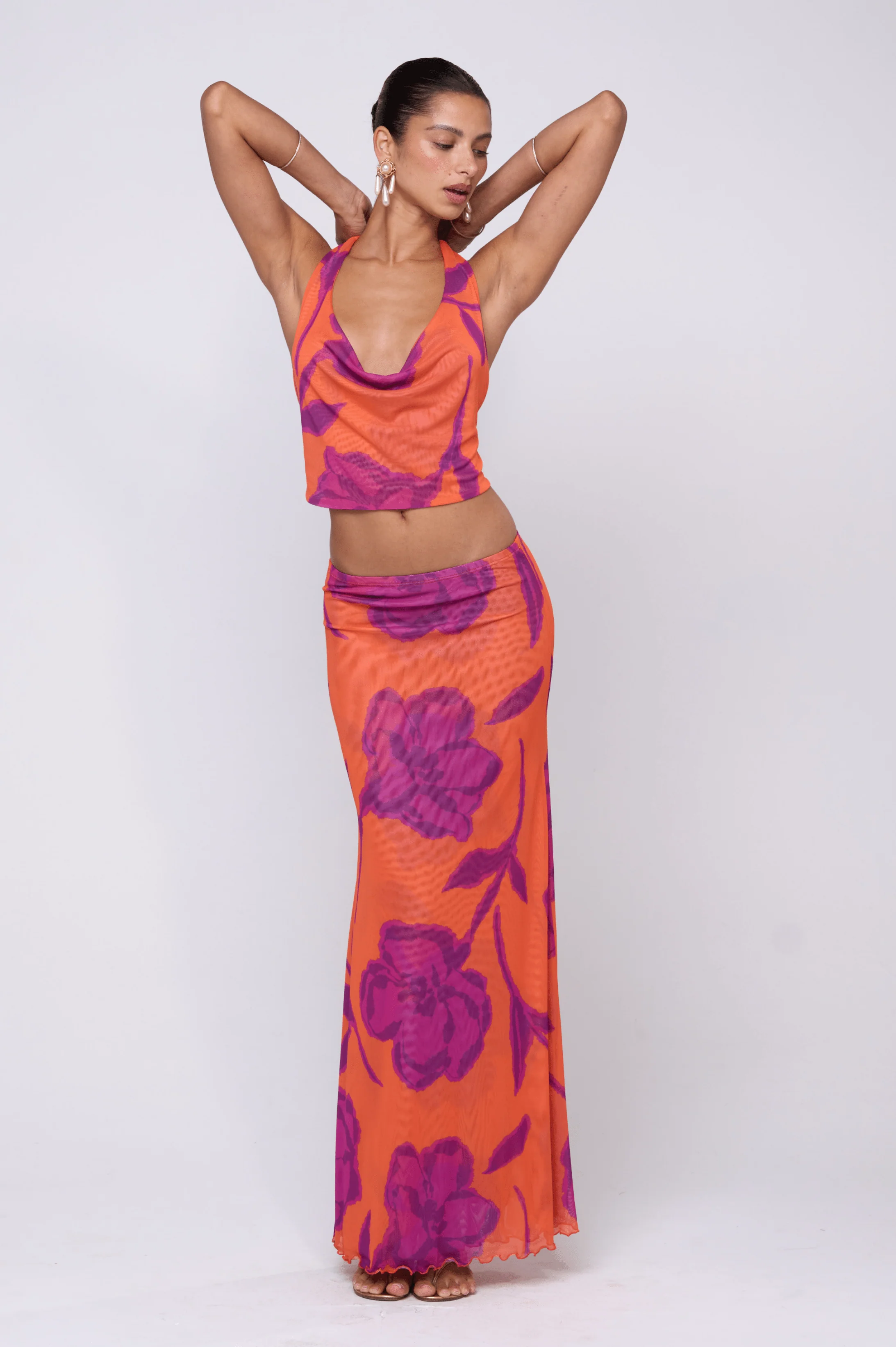 Sarah Skirt in Mandarin - Image 4