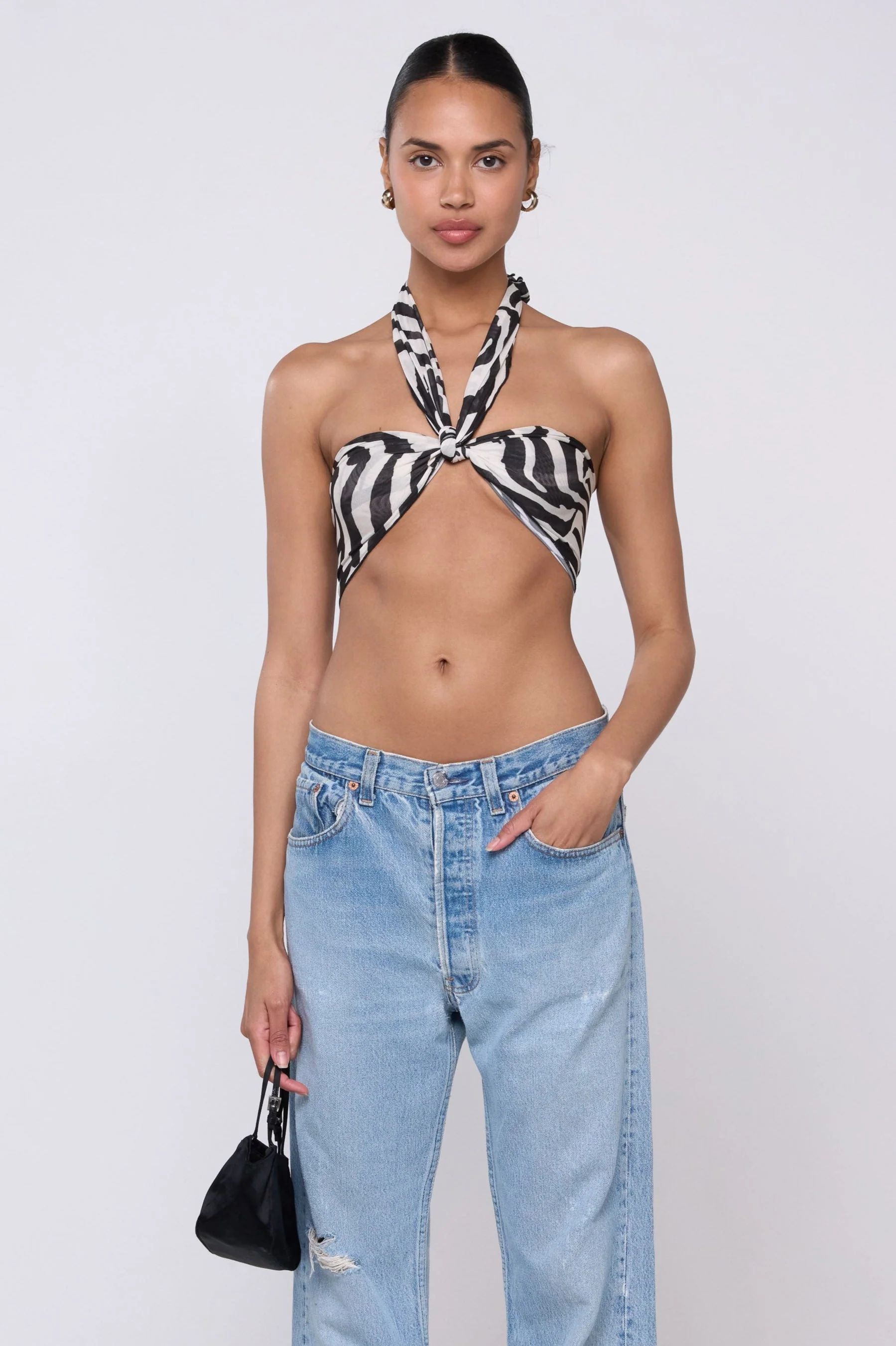 Scarf Top in Tigris