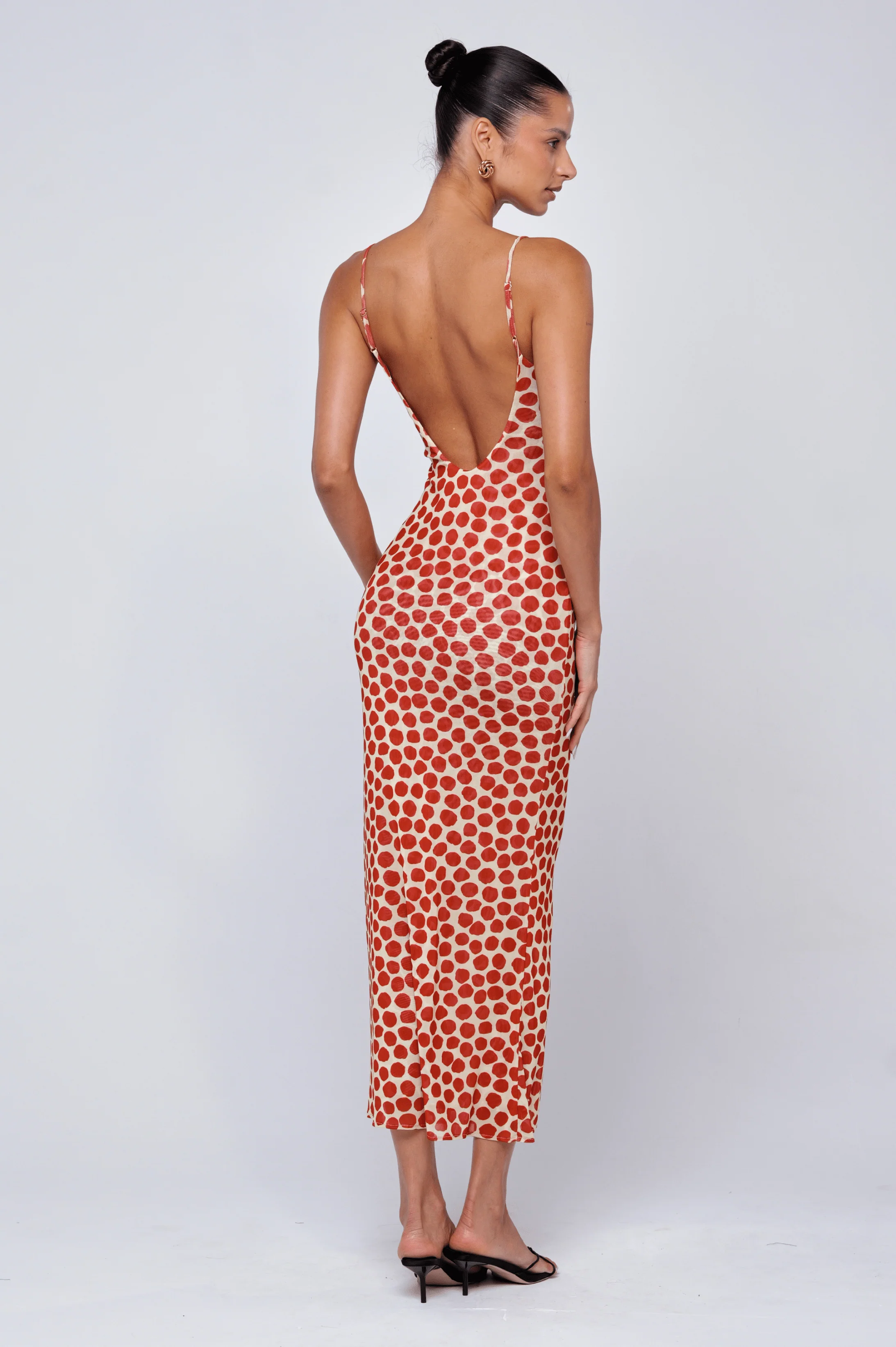 Suki Dress in Campari - Image 2