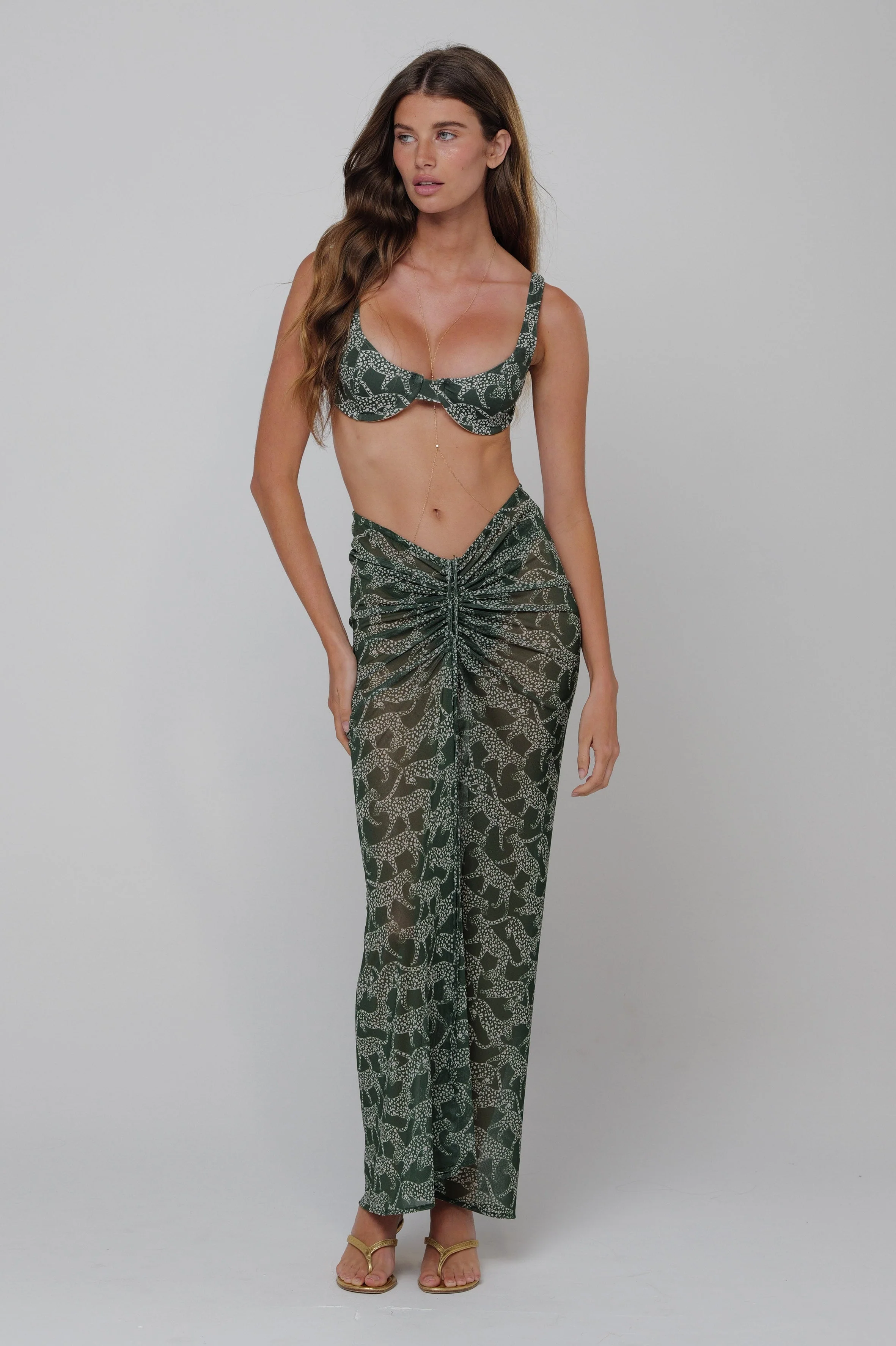 Ziggy Mesh Skirt in Puma - Image 4