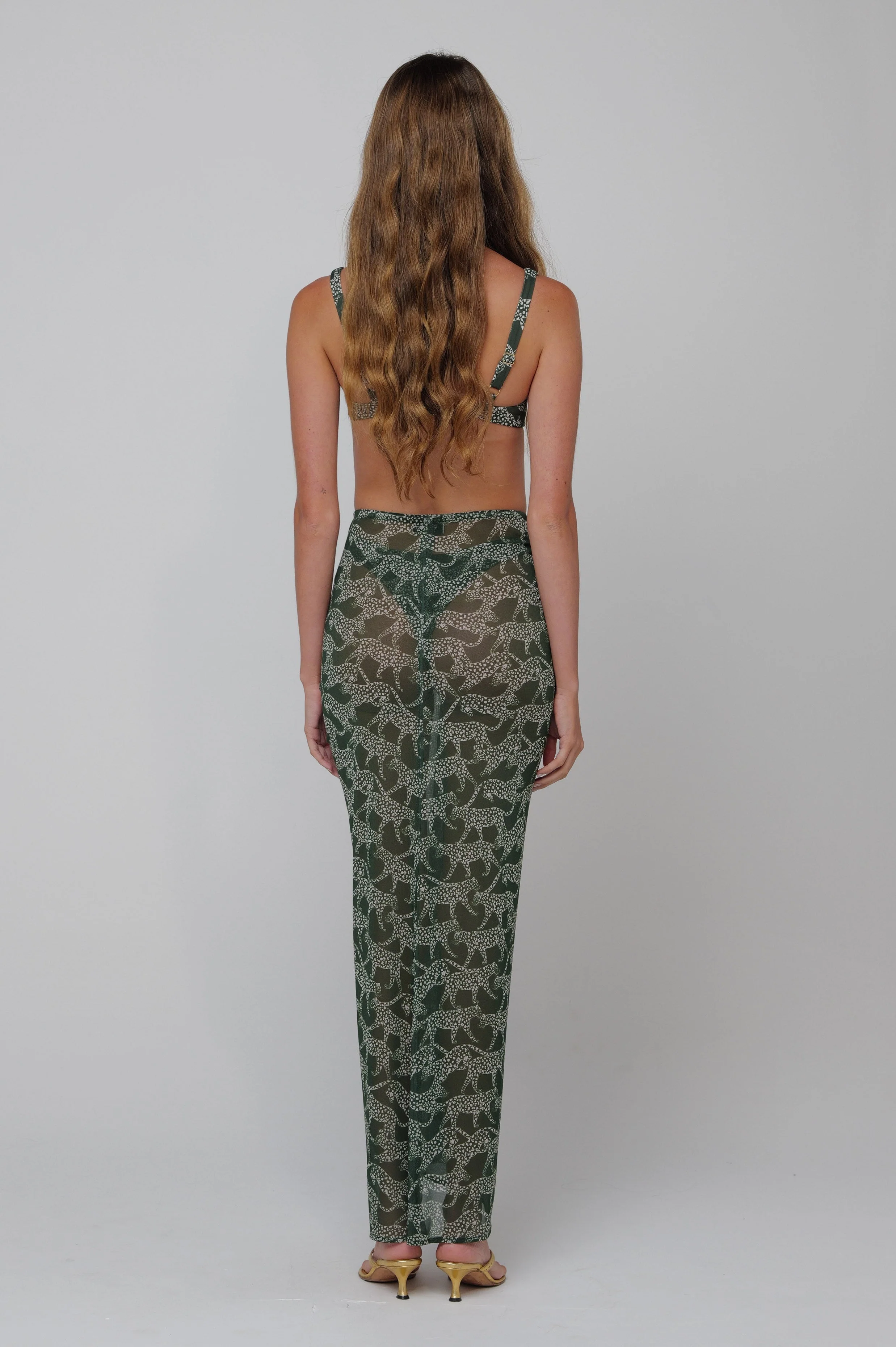 Ziggy Mesh Skirt in Puma - Image 8